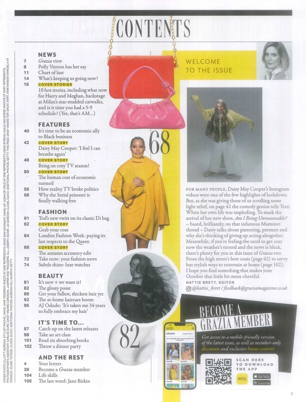 Grazia Magazine, Daisy May Cooper, Meghan & Harry Royal, Tan France, 17.10.22 - image 2 | Free standard UK delivery included | Discount Quality Products