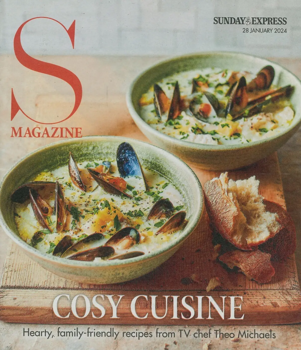 Sunday Express Magazine: Caprice Bourret, Theo Michaels, Mindy Hammond, 28.1.24