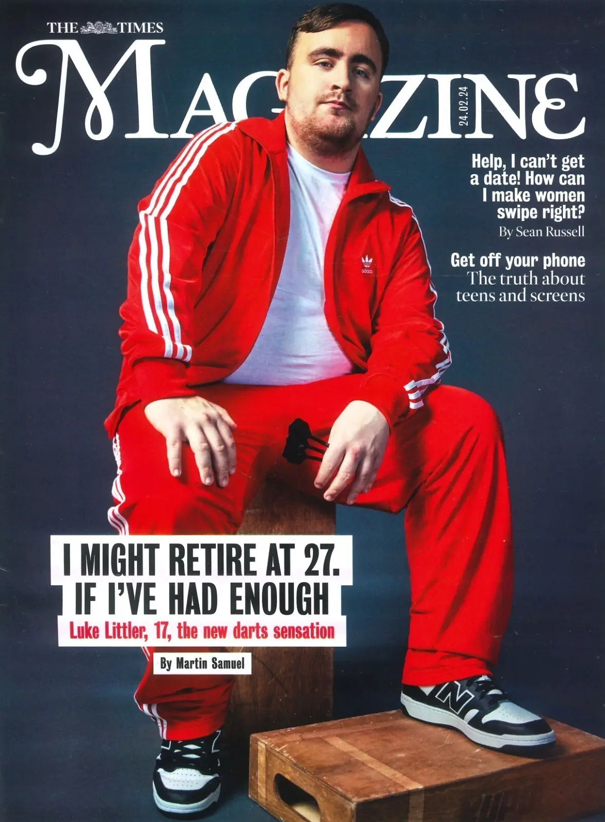 Times Magazine: Luke Littler, Monica Galetti, Zara McDermott, G. Coren, 24.2.24 - Free standard UK delivery included | Discount Quality Products