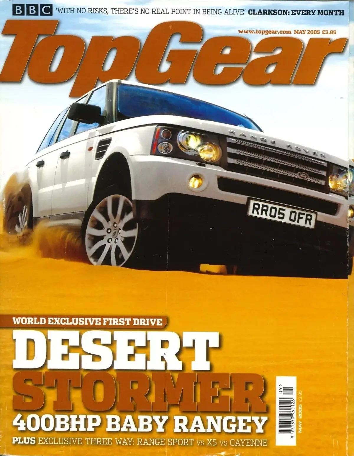 BBC Top Gear Magazine Issue #140, Ferrari F430, Lexus GS300, Volvo S40, May 2005