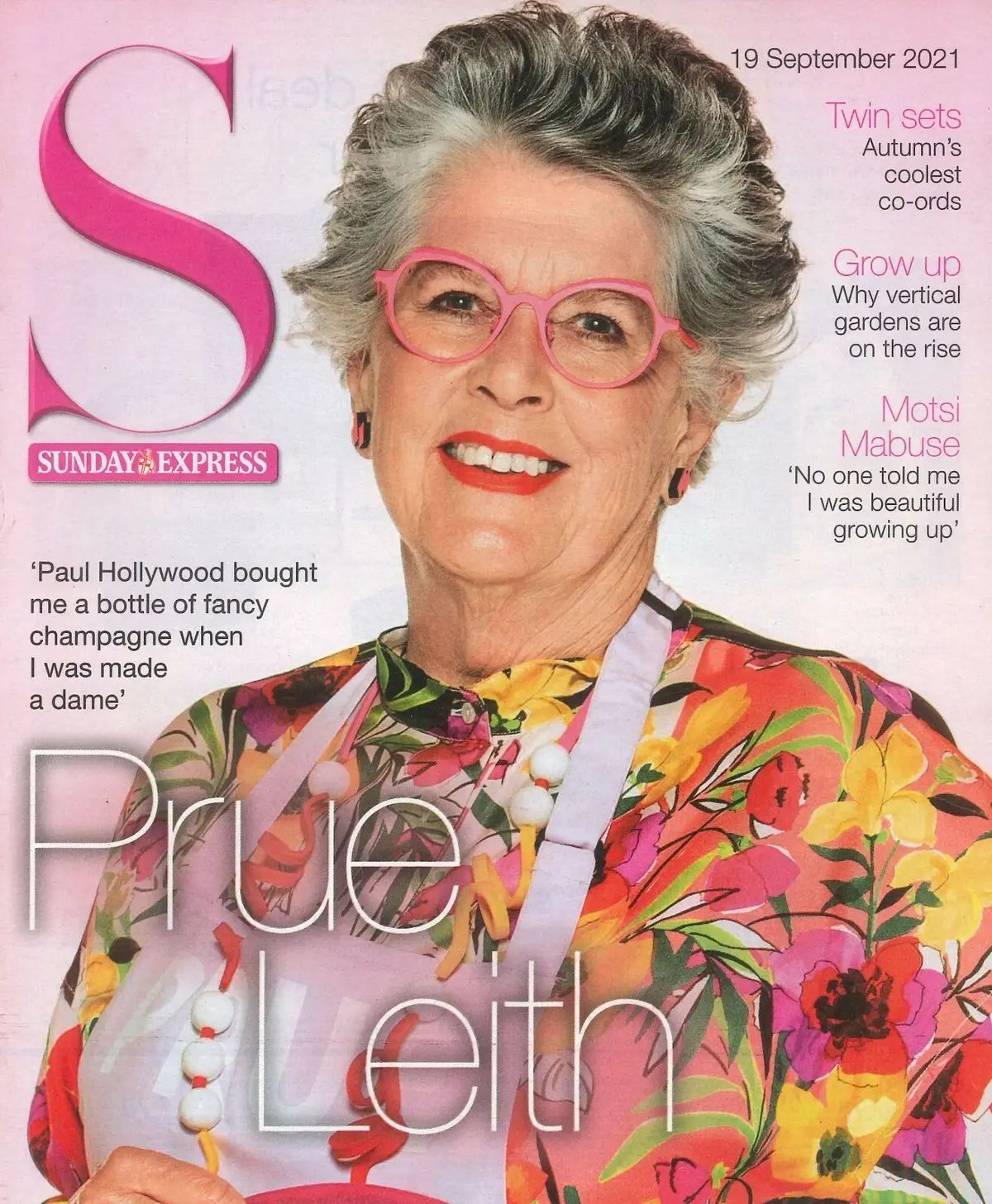 Sunday Express, Prue Leith Paul Hollywood, Prince Philip, Motsi Mabuse 19.9.2021