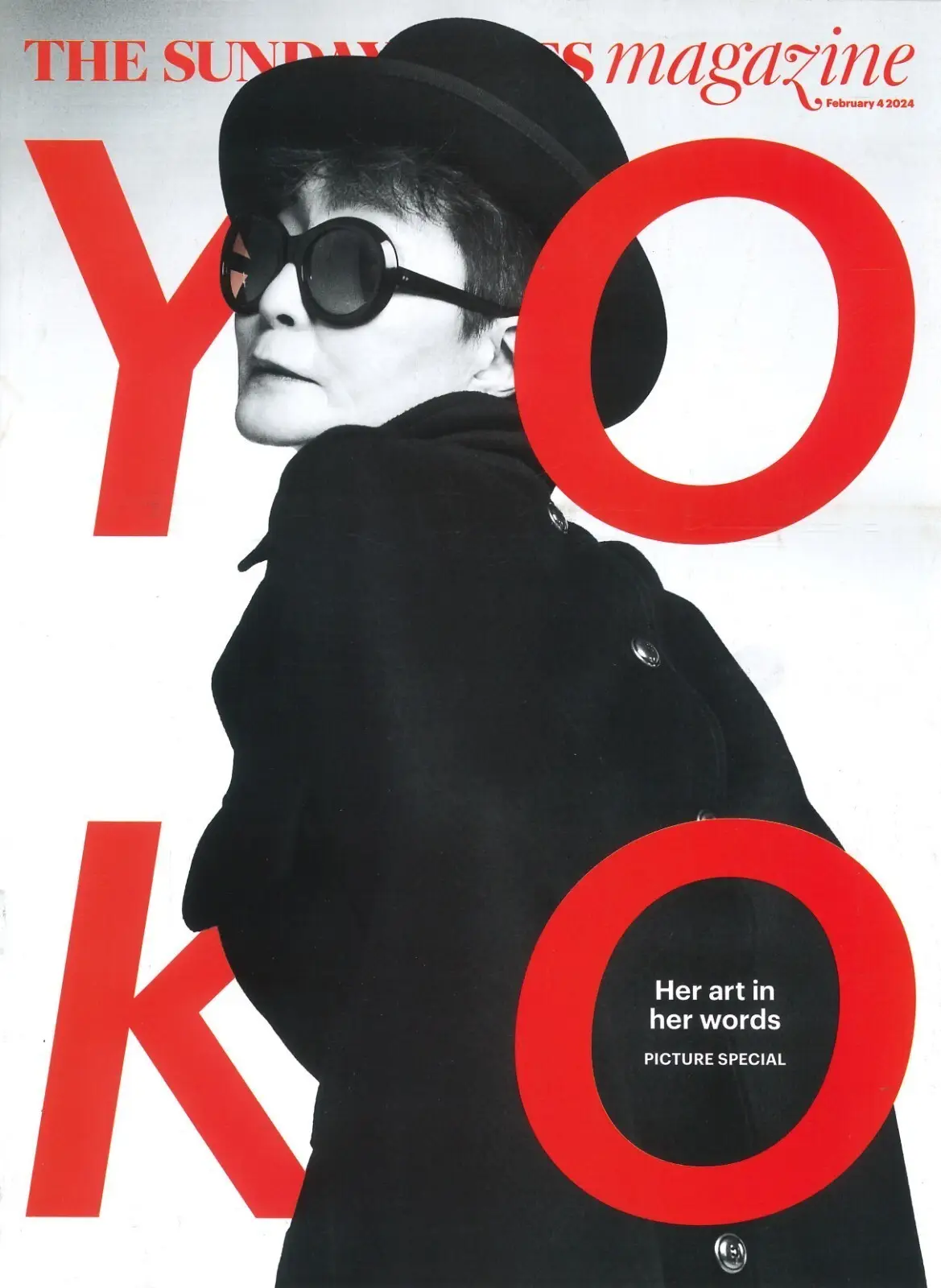 Sunday Times Magazine: Yoko Ono, Rosie Jones, Graham Norton, Ukraine, 4.2.24 - Free standard UK delivery included | Discount Quality Products