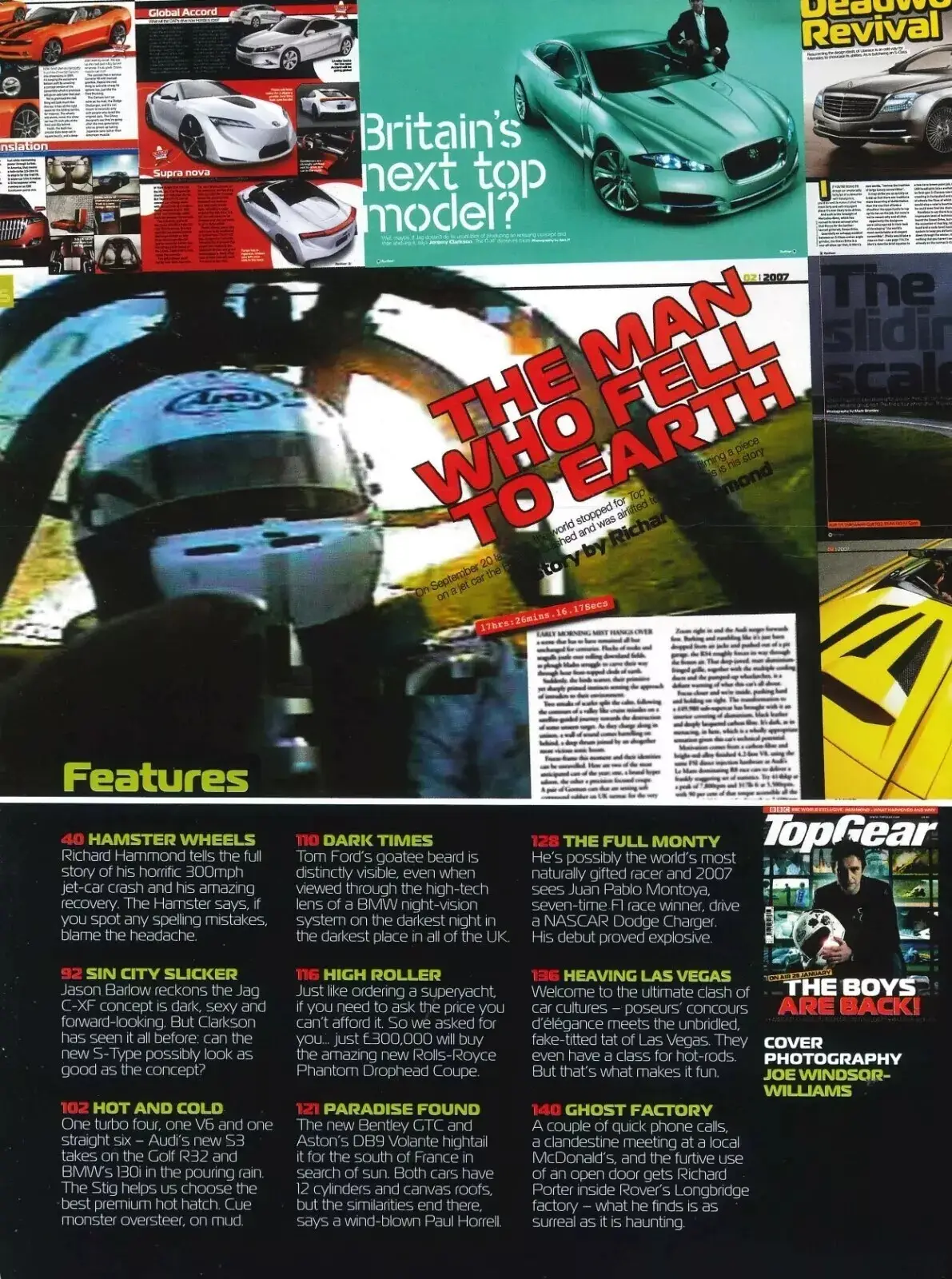 BBC Top Gear Magazine Issue #162, Richard Hammond, Jaguar, Lambo, Feb 2007 - image 2 | Free standard UK delivery included | Discount Quality Products