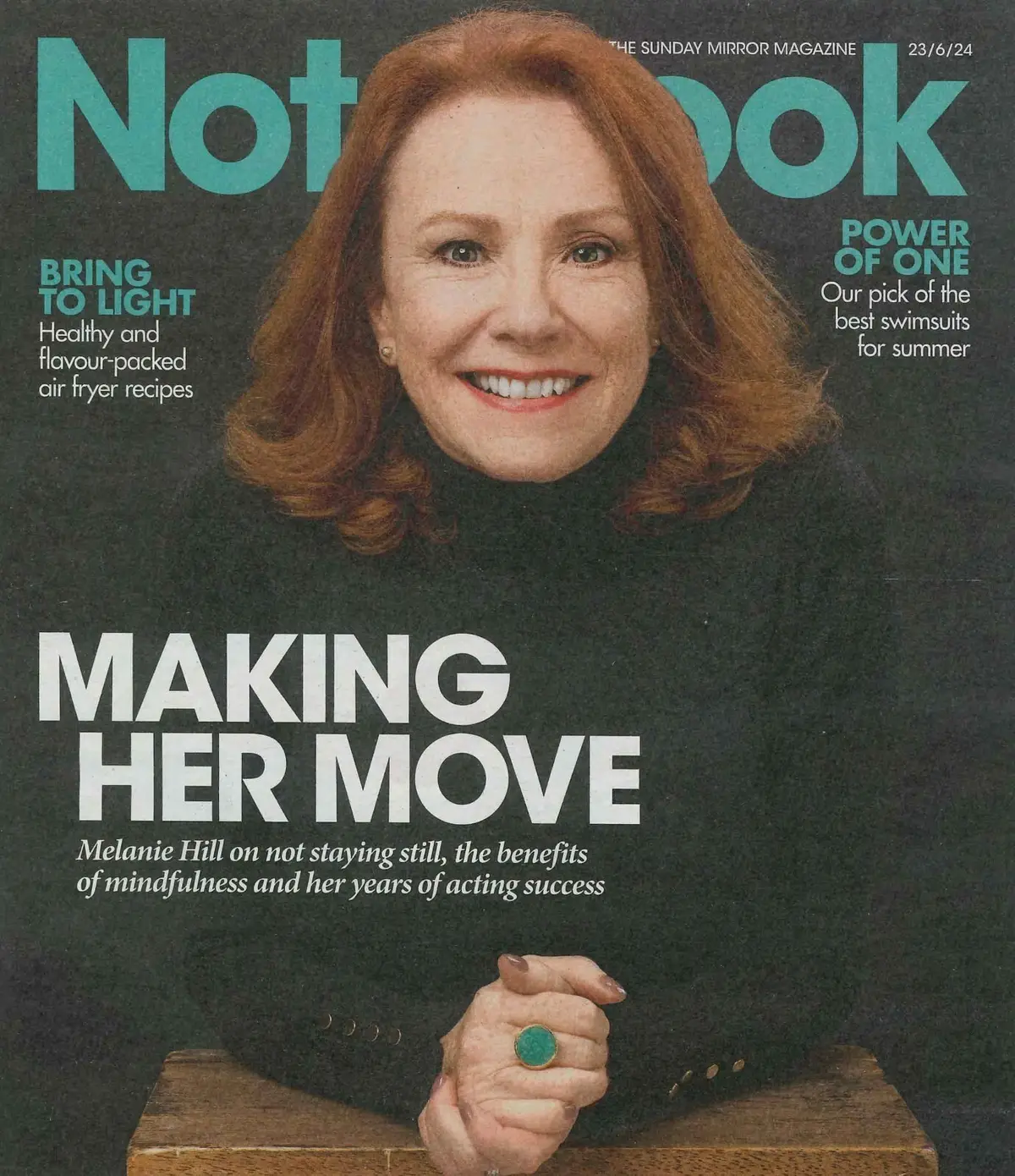 Sunday Mirror Notebook Magazine: Melanie Hill, Russell Grant, Fashion, 23.6.24 - Free standard UK delivery included | Discount Quality Products