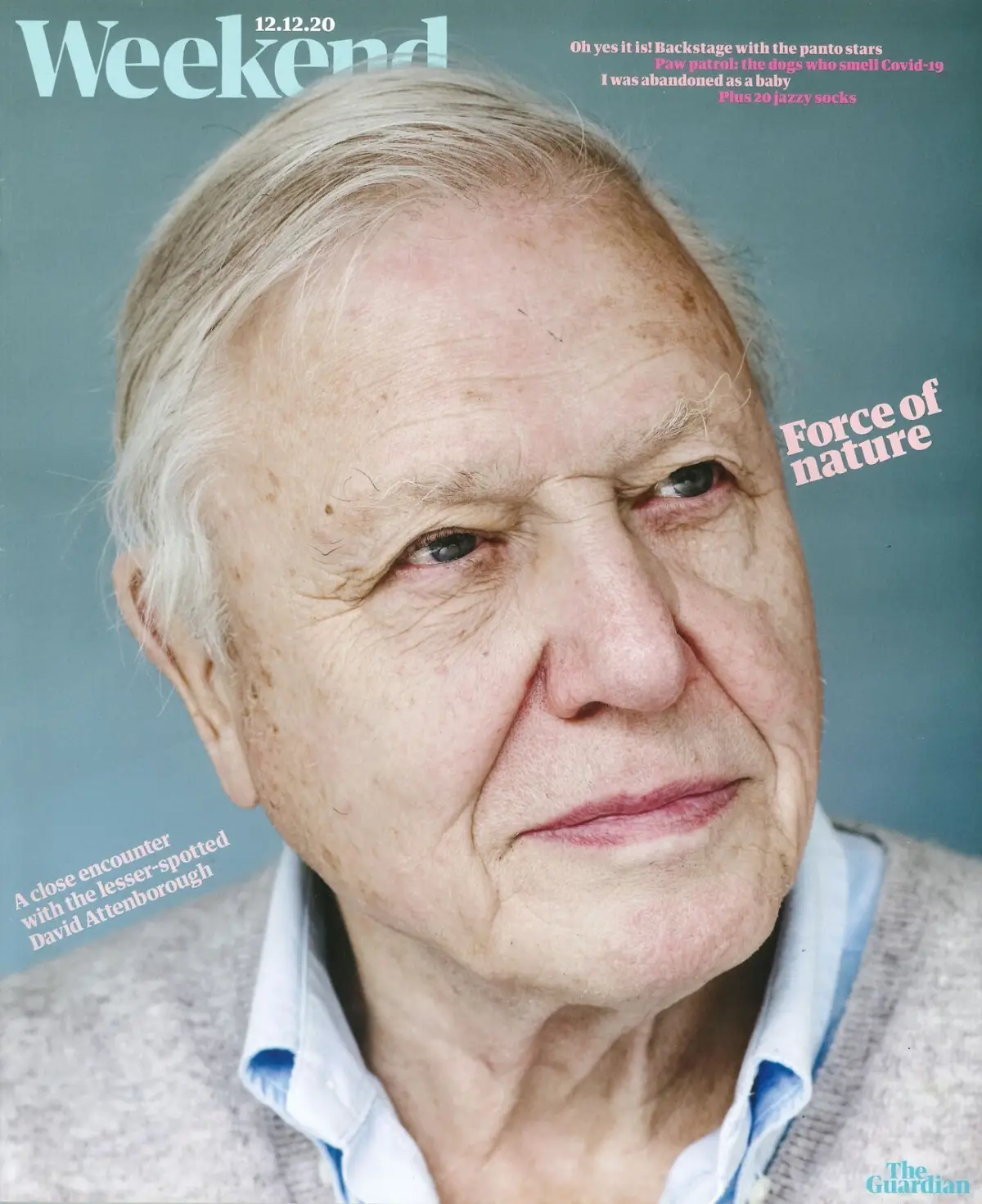 Guardian Weekend Magazine: David Attenborough, Judy Murray, Fashion, 12.12.20