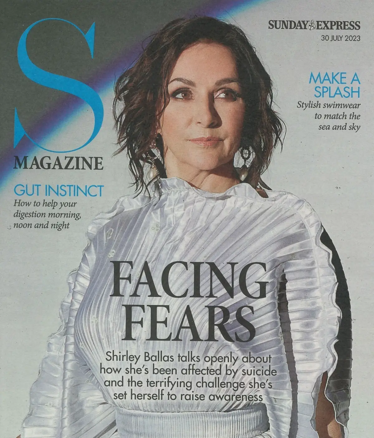 Sunday Express Magazine, Shirley Ballas, Frankie Bridge, Summer Fashion, 30.7.23