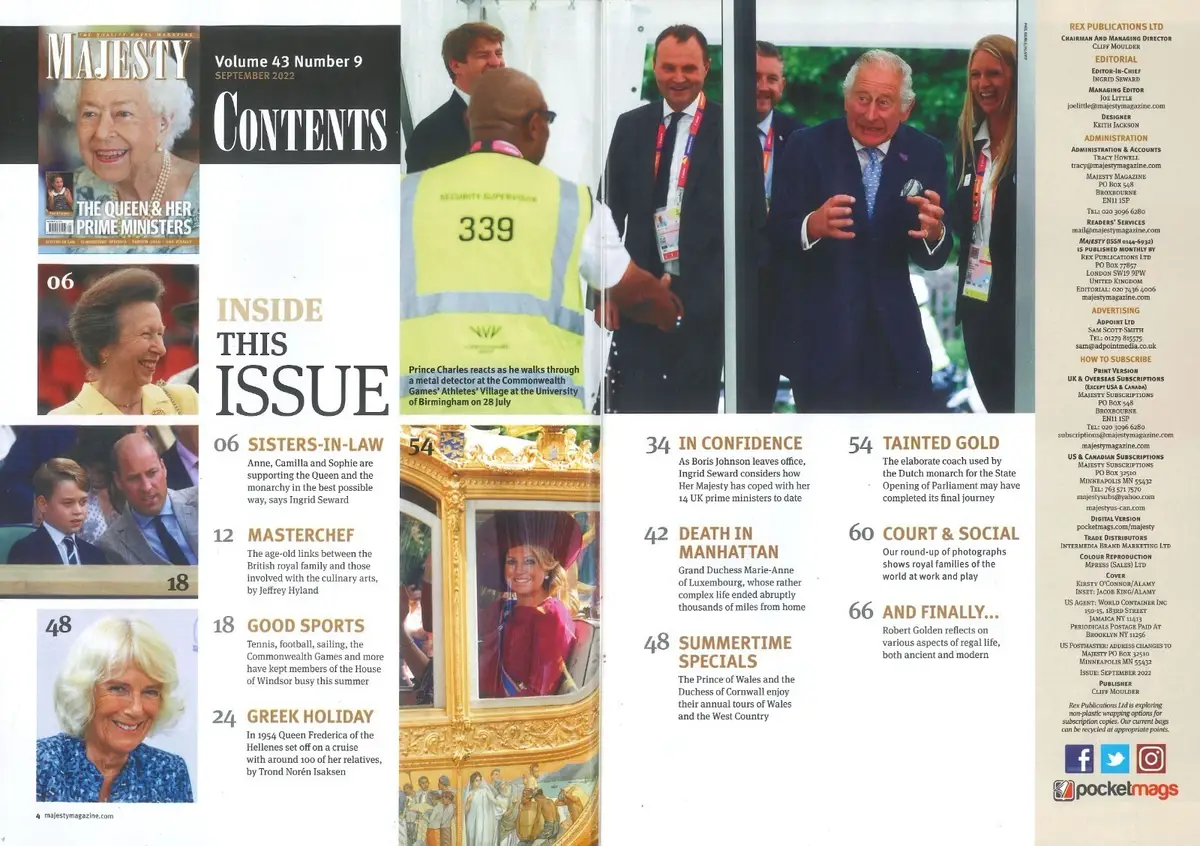 Majesty Magazine, Queen Elizabeth II, King Charles, Camilla, Boris, Sept 2022 - image 2 | Free standard UK delivery included | Discount Quality Products
