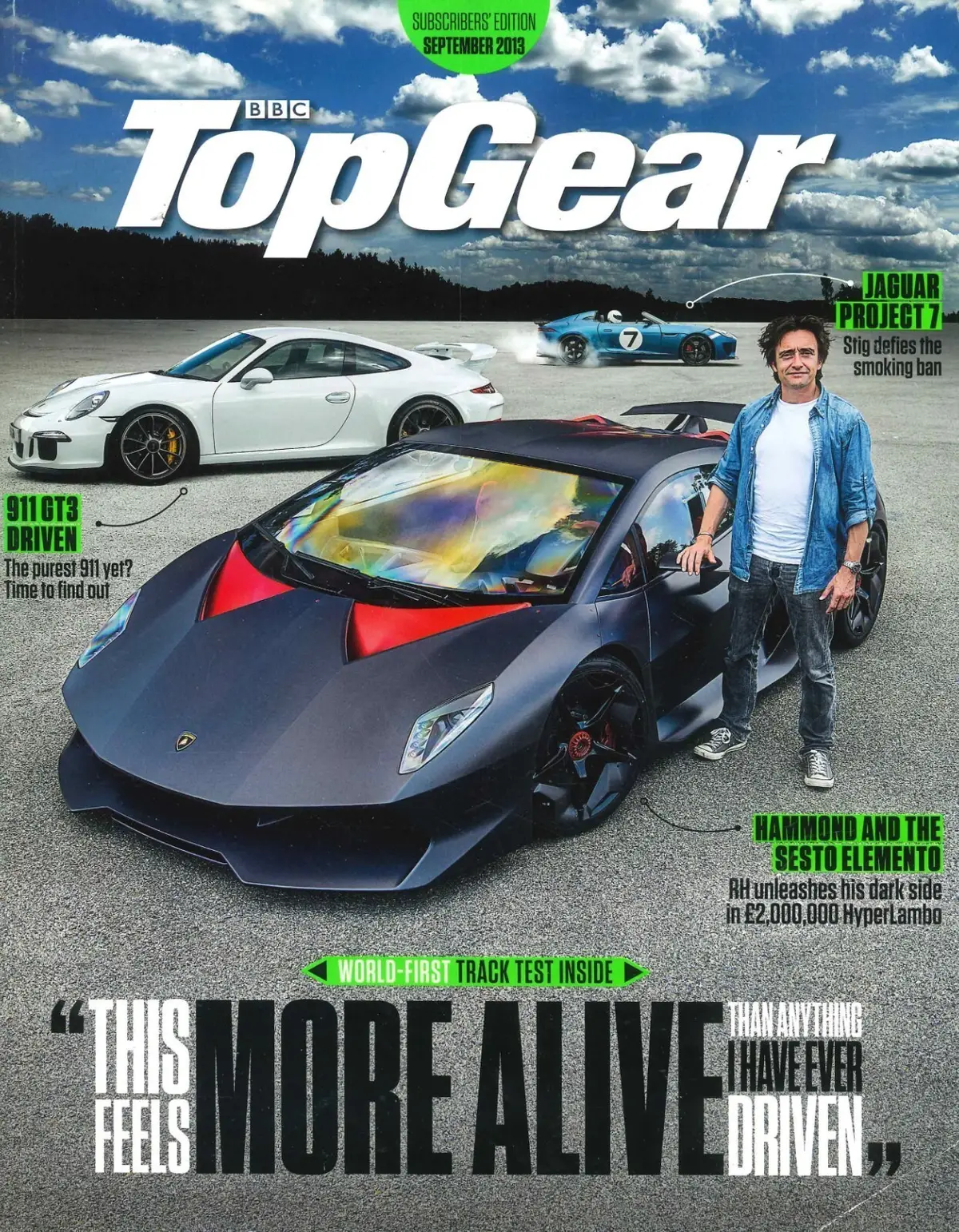 BBC Top Gear Magazine Issue #247, Porsche Panamera, Ford Focus, KTM, Sept 2013