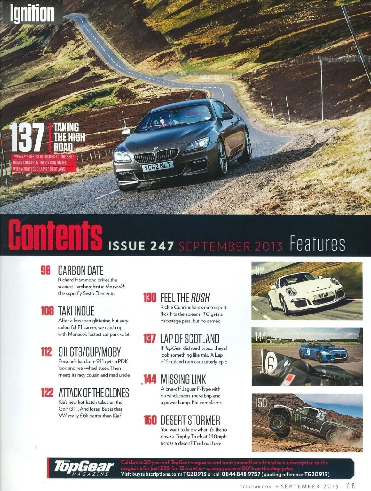 BBC Top Gear Magazine Issue #247, Porsche Panamera, Ford, Sept 2013 (Creases) - image 3 | Free standard UK delivery included | Discount Quality Products
