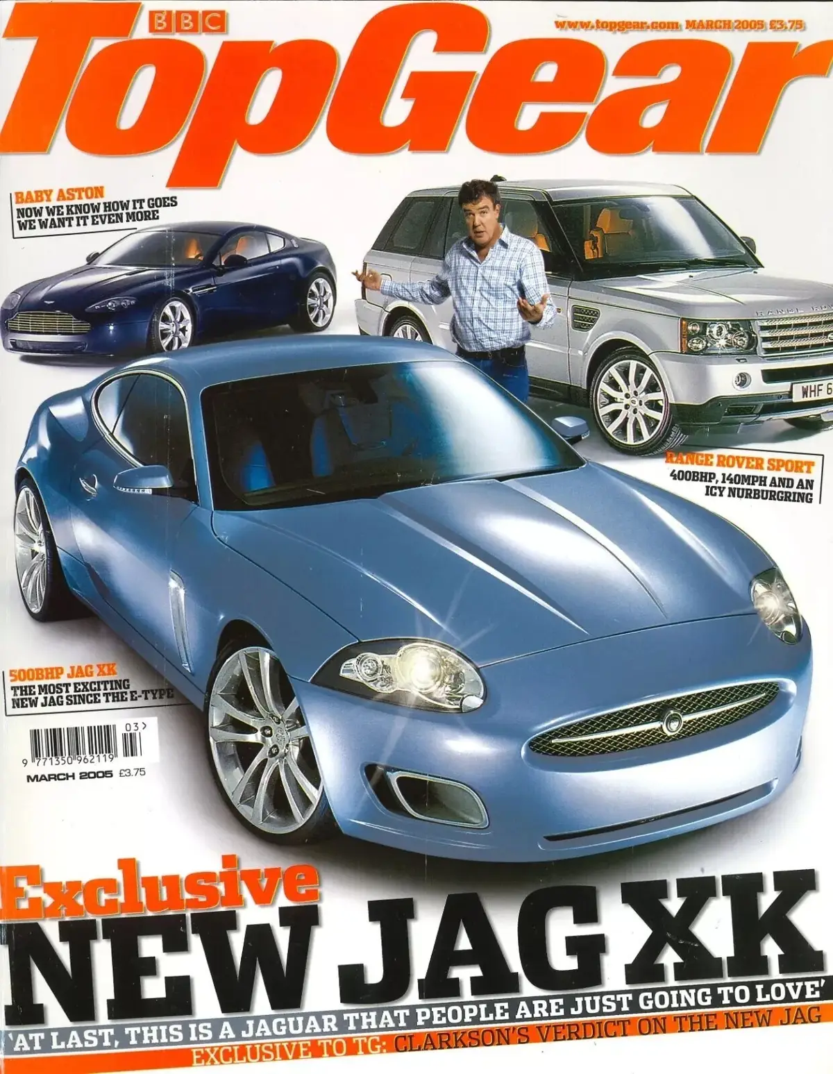 BBC Top Gear Magazine: Issue #138, Jaguar XK, Aston Martin V8, BMW, March 2005