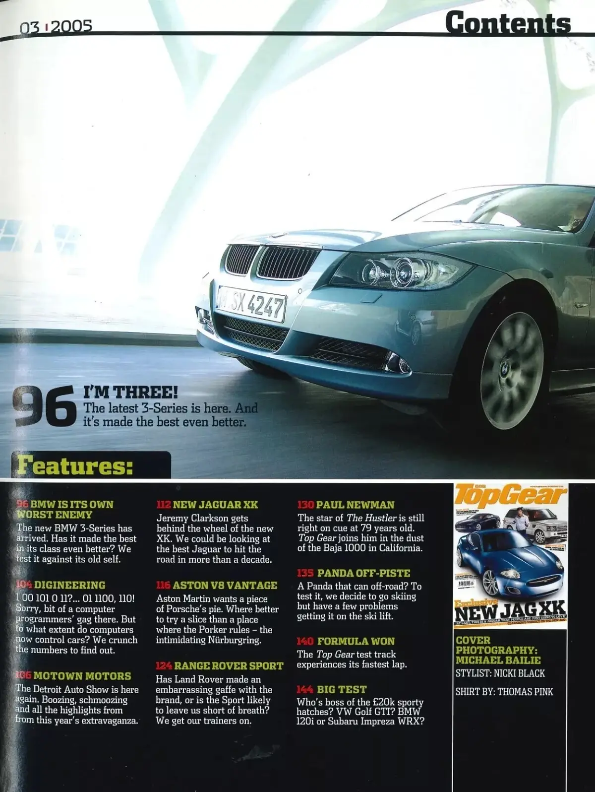 BBC Top Gear Magazine: Issue #138, Jaguar XK, Aston Martin V8, BMW, March 2005 - image 2 | Free standard UK delivery included | Discount Quality Products