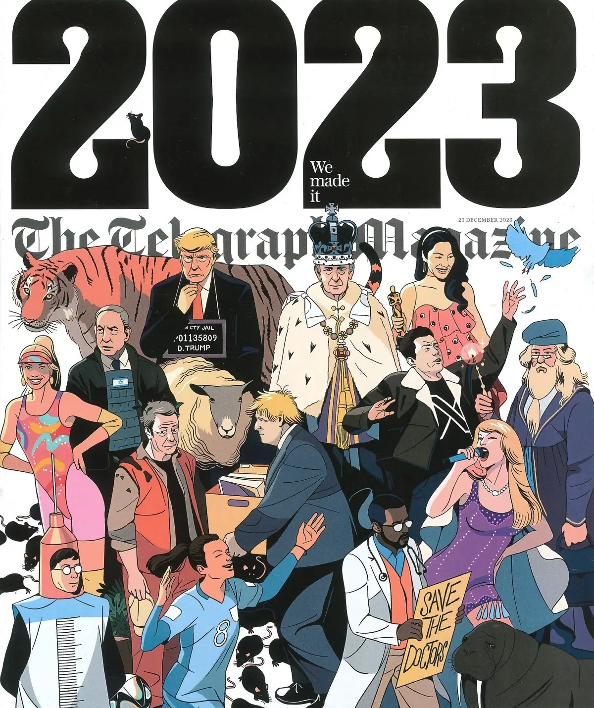 Telegraph Magazine: Review of the Year 2023, King Charles Coronation, 23.12.23 - Free standard UK delivery included | Discount Quality Products