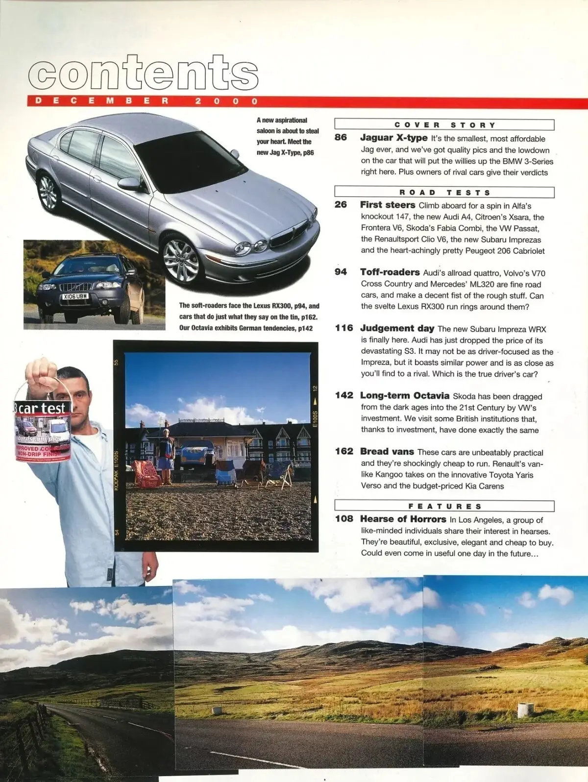 BBC Top Gear Magazine: Issue #87, Jaguar X-Type, Audi A4, Alfa 147, Dec 2000 - image 2 | Free standard UK delivery included | Discount Quality Products