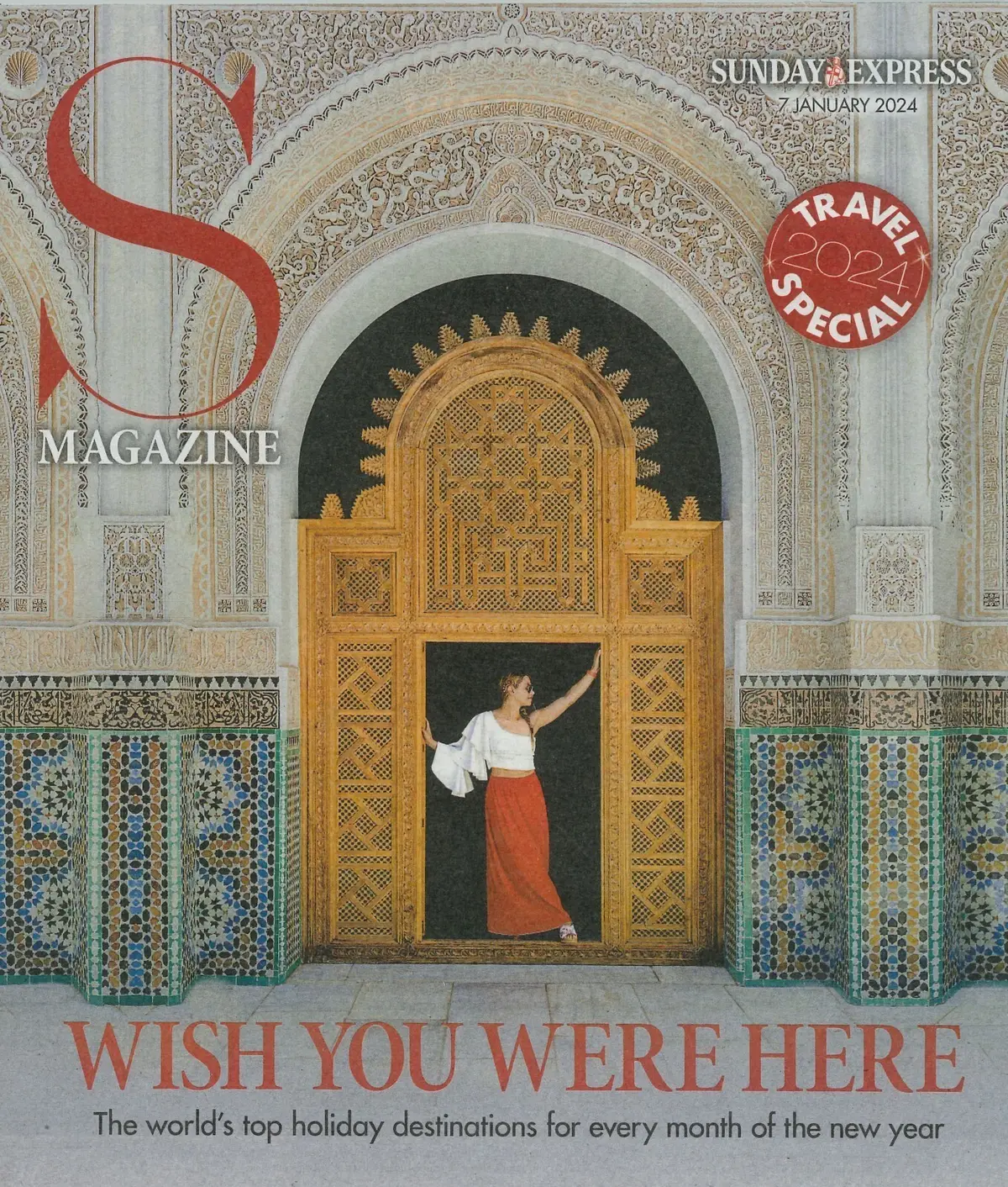 Sunday Express Magazine: Kate Ferdinand, Travel Special, Mindy Hammond, 7.1.24