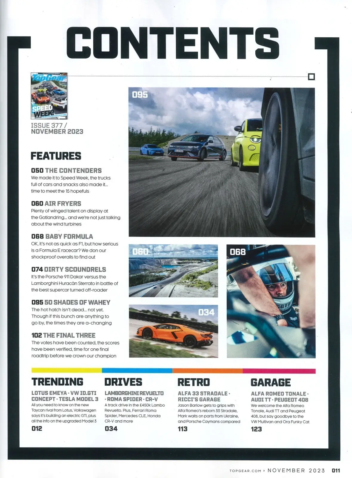 BBC Top Gear Magazine #377, Lambo Revuelto, Lotus Emeya, Ferrari Roma, Nov 2023 - image 2 | Free standard UK delivery included | Discount Quality Products