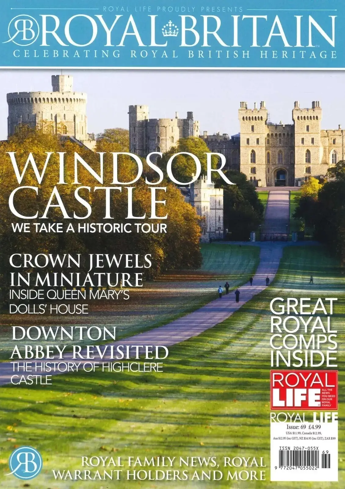 Royal Life Britain Magazine #69, Windsor 1000 Years History Downton Abbey Castle