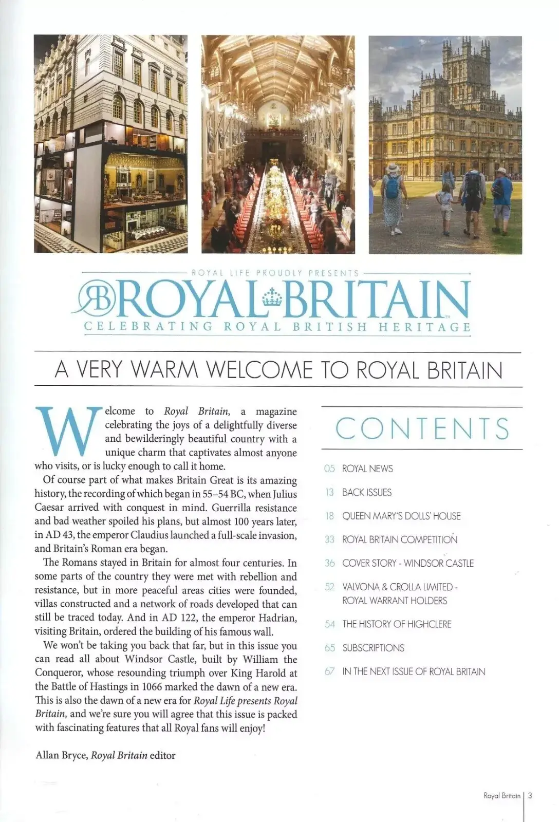 Royal Life Britain Magazine #69, Windsor 1000 Years History Downton Abbey Castle - image 2 | Free standard UK delivery included | Discount Quality Products