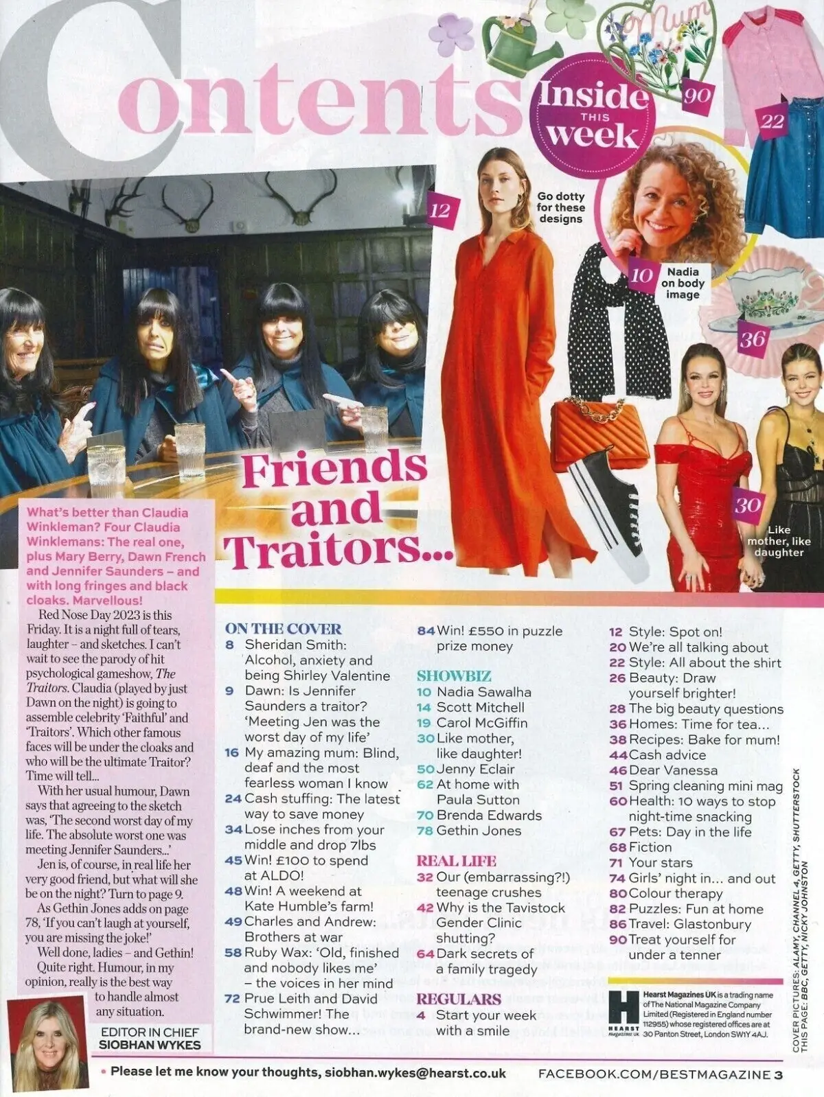 Best Magazine, Jennifer Saunders, Sheridan Smith, King Charles & Andrew, 21.3.23 - image 2 | Free standard UK delivery included | Discount Quality Products