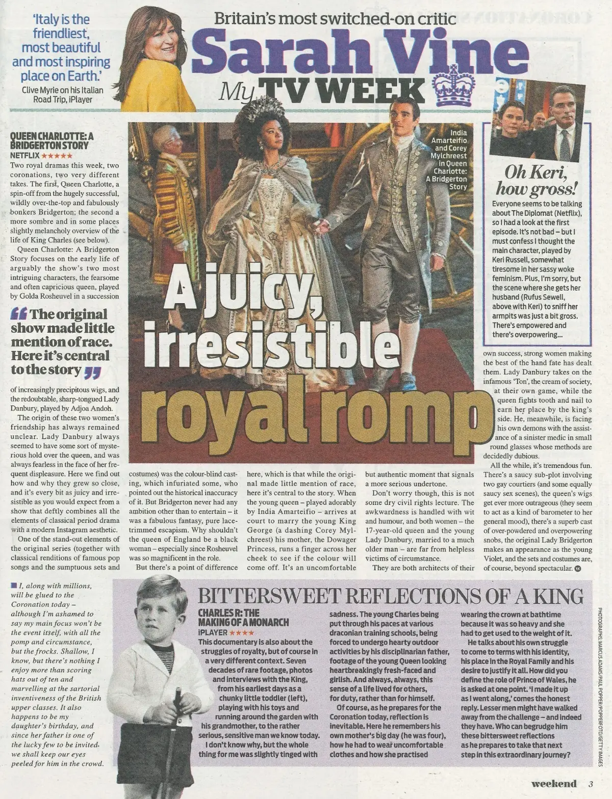 Daily Mail Weekend Magazine, King Charles III & Queen Camilla Coronation, 6.5.23 - image 2 | Free standard UK delivery included | Discount Quality Products