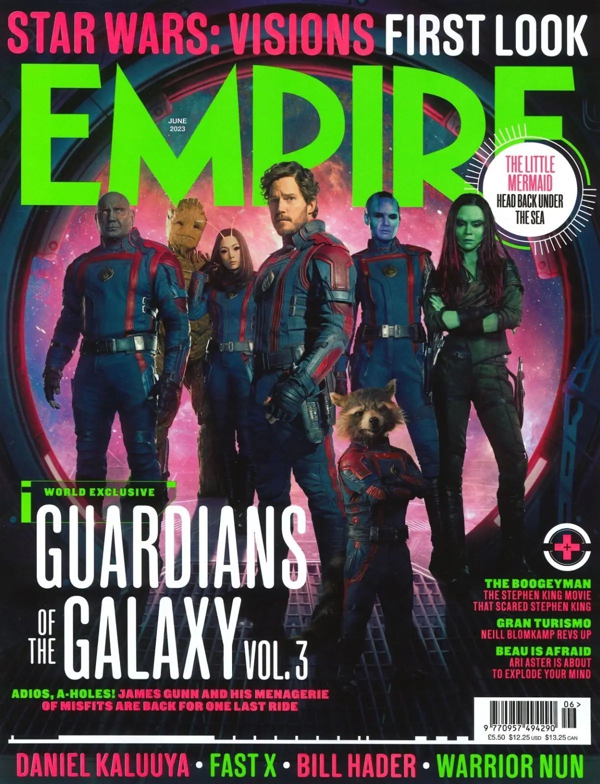 Empire Magazine Guardians Of The Galaxy Vol 3, Chris Pratt, Star Wars, June 2023