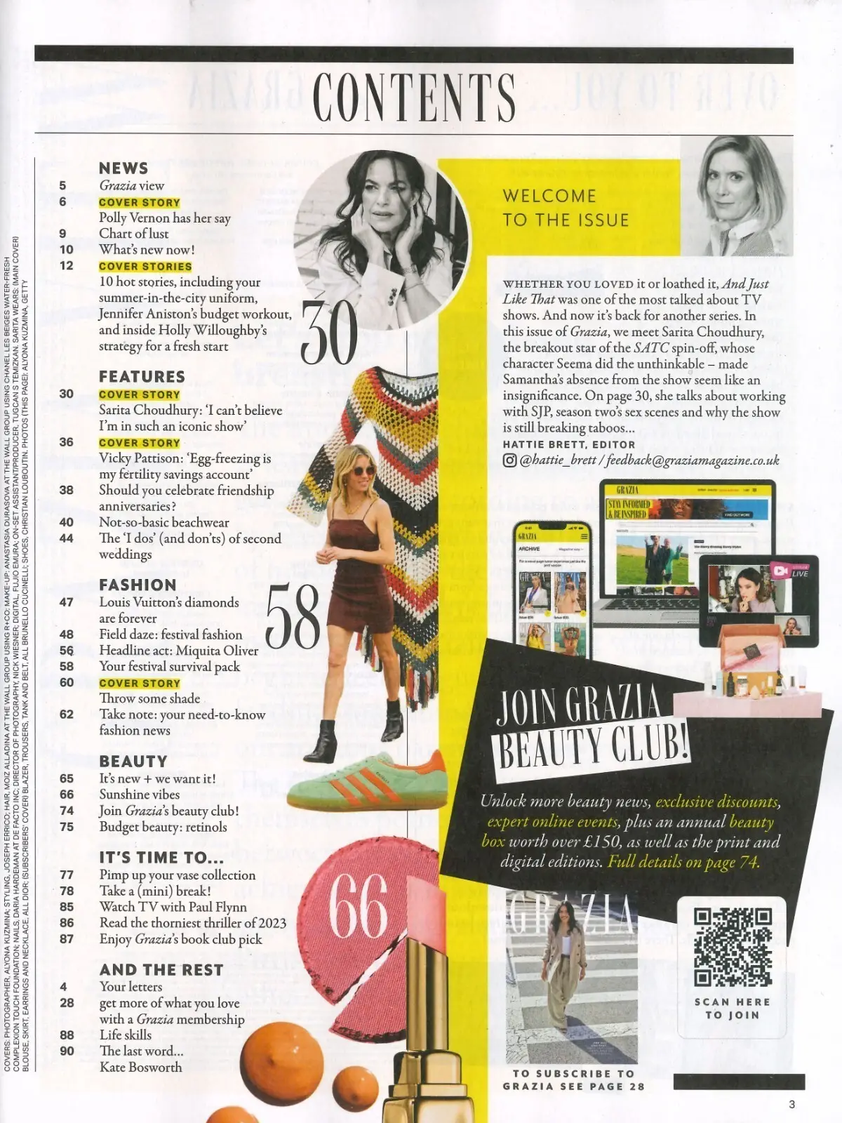 Grazia Magazine, Sarita Choudhury, Jennifer Aniston, Holly Willoughby, 26.6.23 - image 2 | Free standard UK delivery included | Discount Quality Products