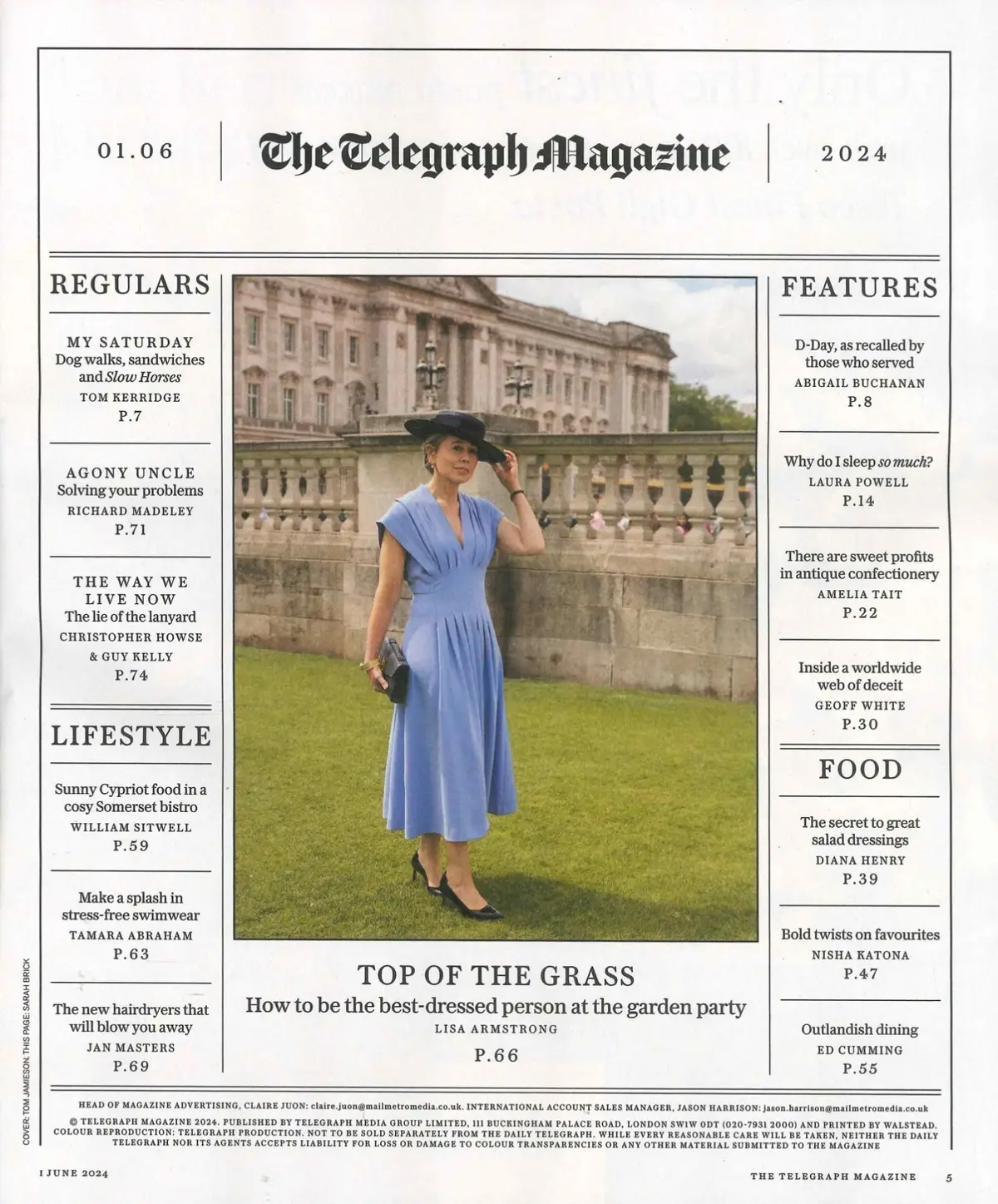 Telegraph Magazine: D-Day Veterans Stories, Tom Kerridge, Richard Madeley 1.6.24 - image 2 | Free standard UK delivery included | Discount Quality Products