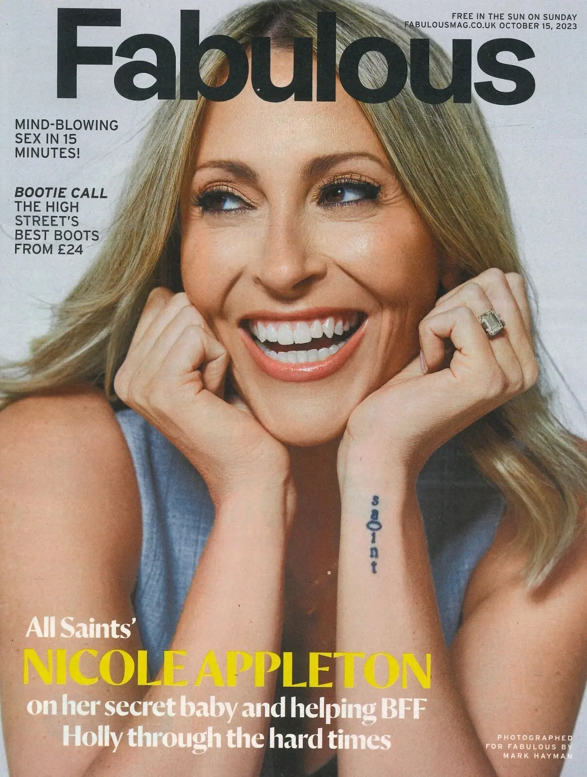 Fabulous Magazine Nicole Appleton Kelly Hoppen Lucy Alexander, Fashion, 15.10.23