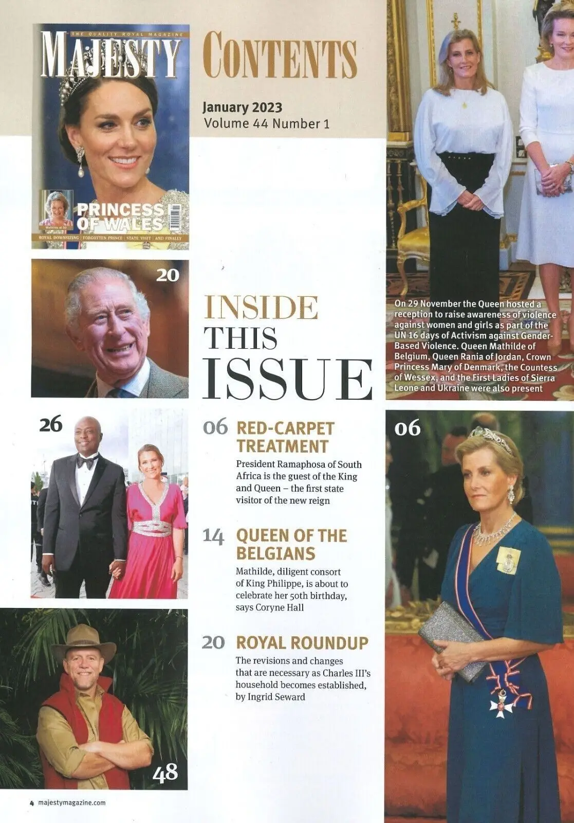 Majesty Magazine, Kate Middleton Prince William, King Charles, Royal, Jan 2023 - image 2 | Free standard UK delivery included | Discount Quality Products