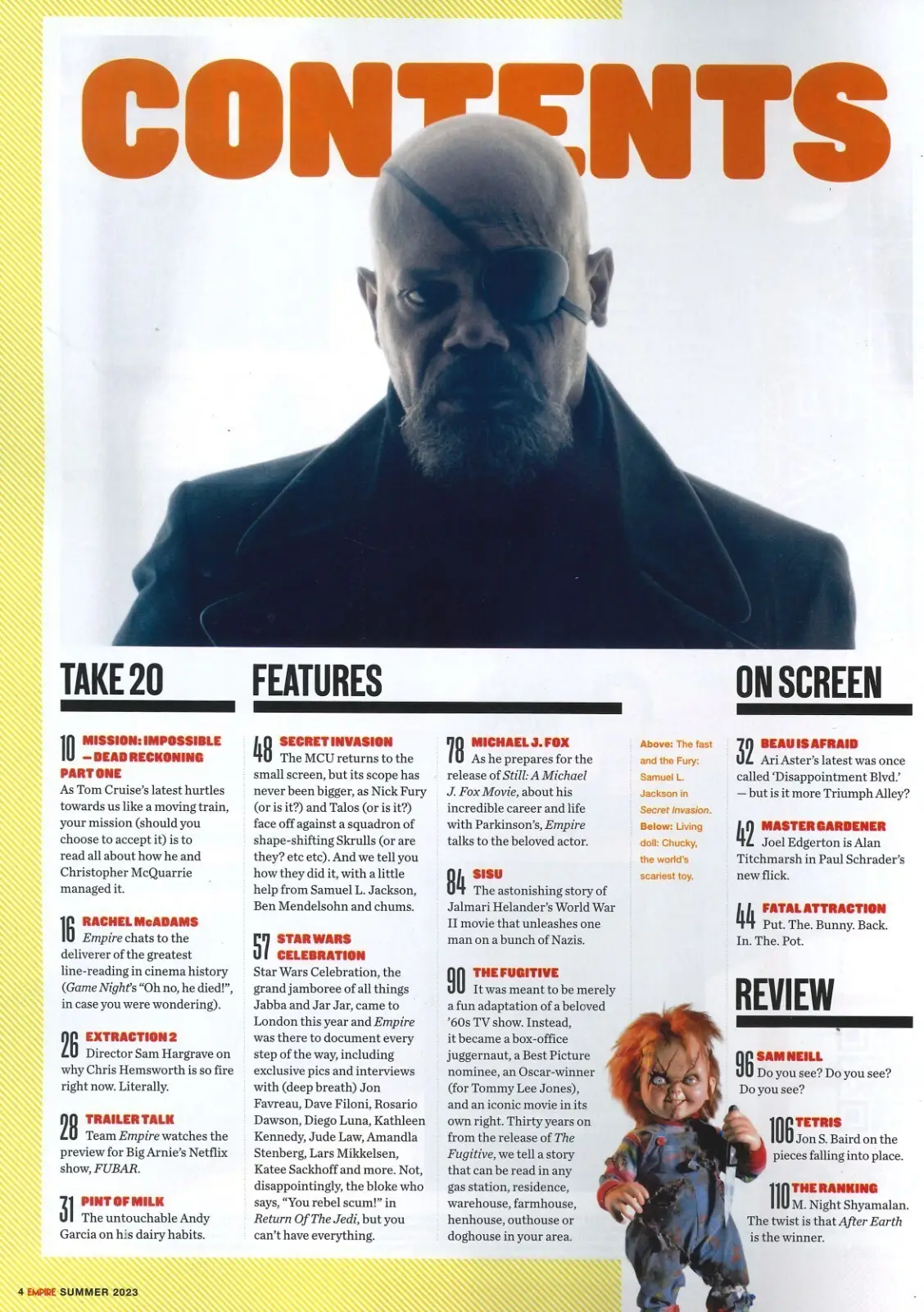 Empire Magazine, Marvel Secret Invasion, Star Wars, Indiana Jones, Summer 2023 - image 2 | Free standard UK delivery included | Discount Quality Products