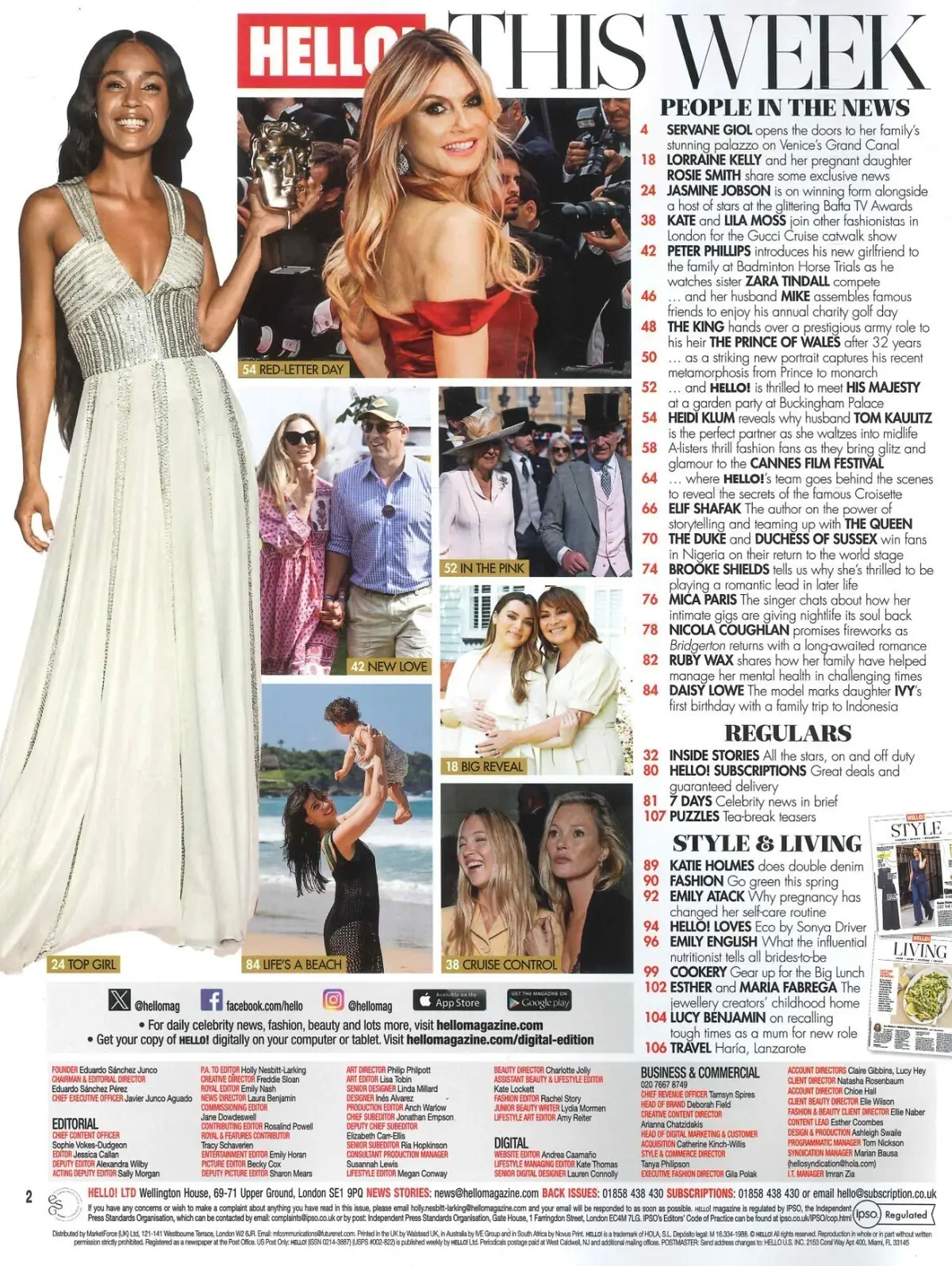 HELLO! Magazine: Heidi Klum, Jasmine Jobson, King Charles, Kate Moss, 27.5.24 - image 2 | Free standard UK delivery included | Discount Quality Products