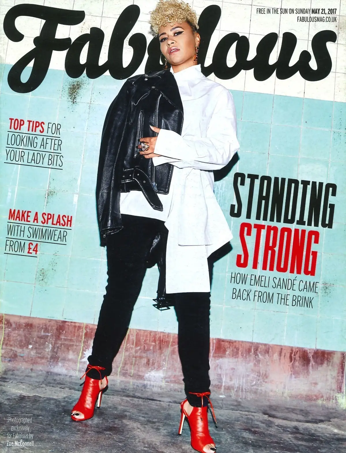 Fabulous Magazine: Emeli Sandé, Megan Hine, Amanda Holden, Fashion, 21.5.17