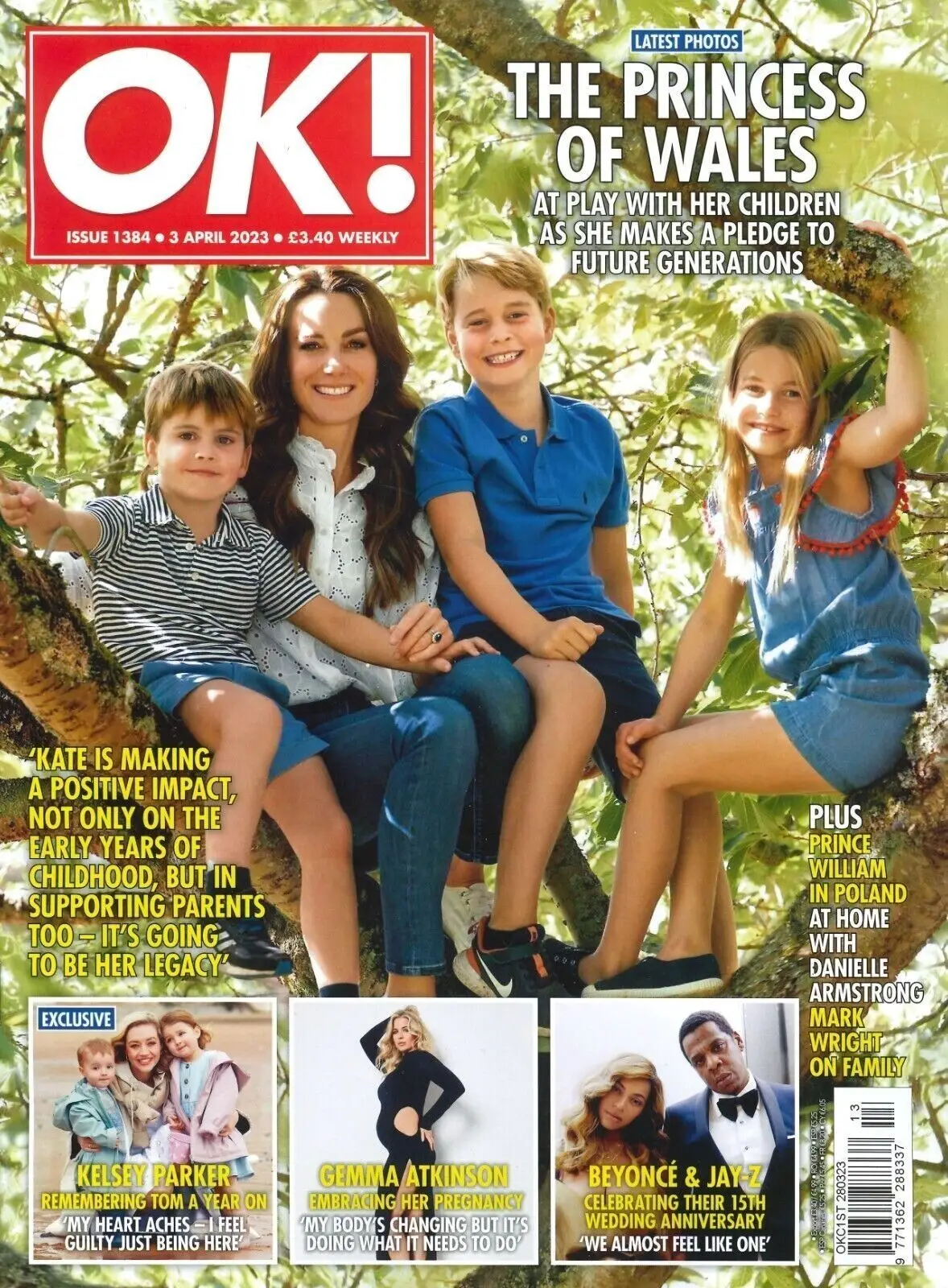 OK! Magazine, Princess Kate Middleton, Beyoncé, Jay-Z, Gemma Atkinson, 3.4.23