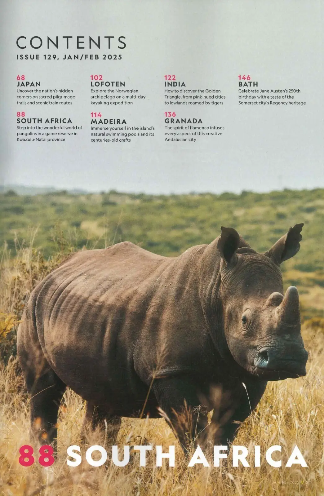 National Geographic Traveller Magazine: Japan, South Africa, India, Jan/Feb 2025 - image 2 | Free standard UK delivery included | Discount Quality Products