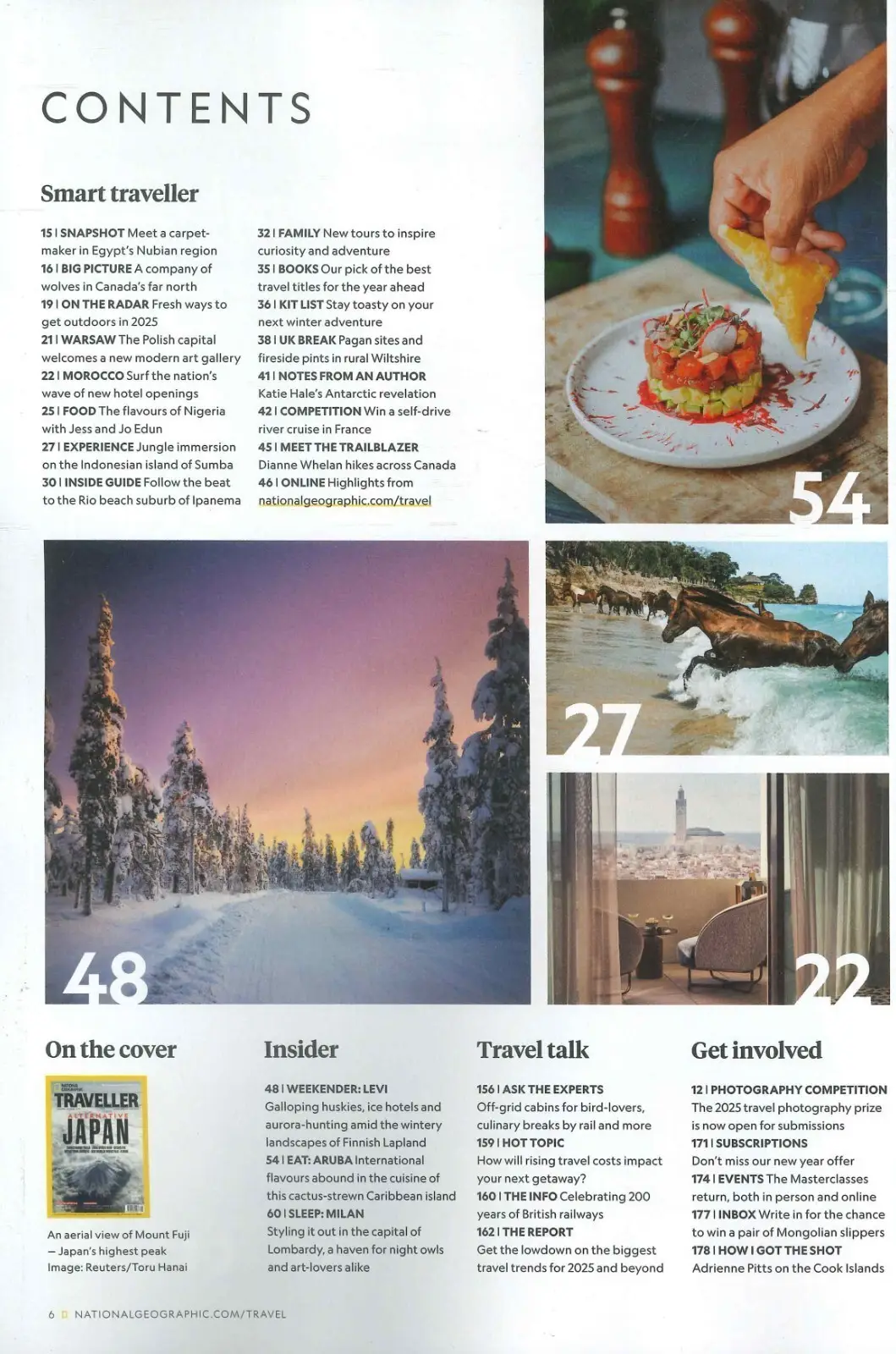 National Geographic Traveller Magazine: Japan, South Africa, India, Jan/Feb 2025 - image 3 | Free standard UK delivery included | Discount Quality Products