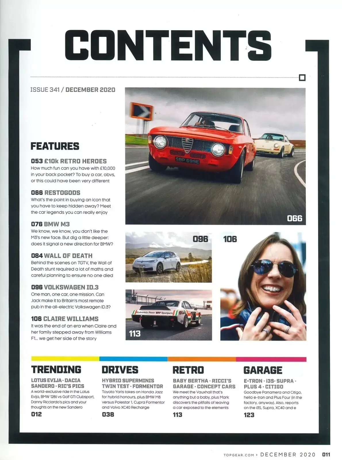 BBC Top Gear Magazine: Issue #341, £10K Retro Heroes, BMW M3, Mercedes, Dec 2020 - image 2 | Free standard UK delivery included | Discount Quality Products