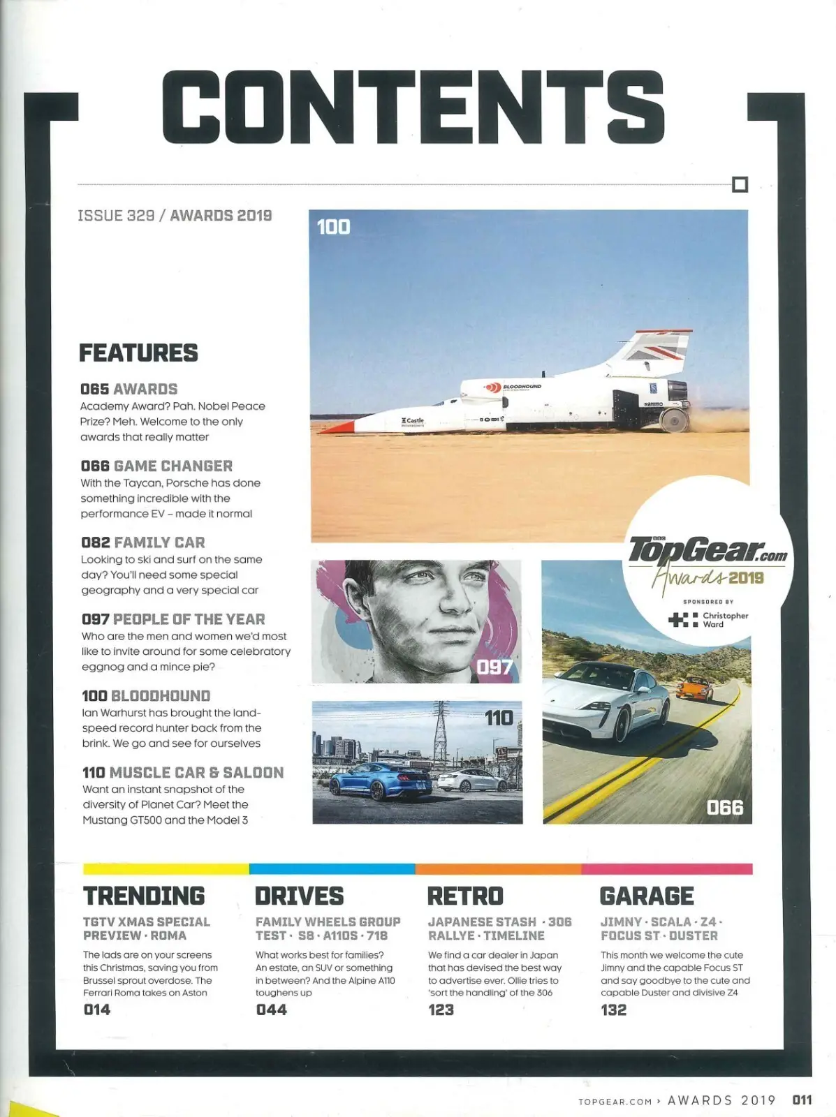BBC Top Gear Magazine Issue 329, Porsche, Mustang, Awards 2019 (Creases & Tears) - image 2 | Free standard UK delivery included | Discount Quality Products