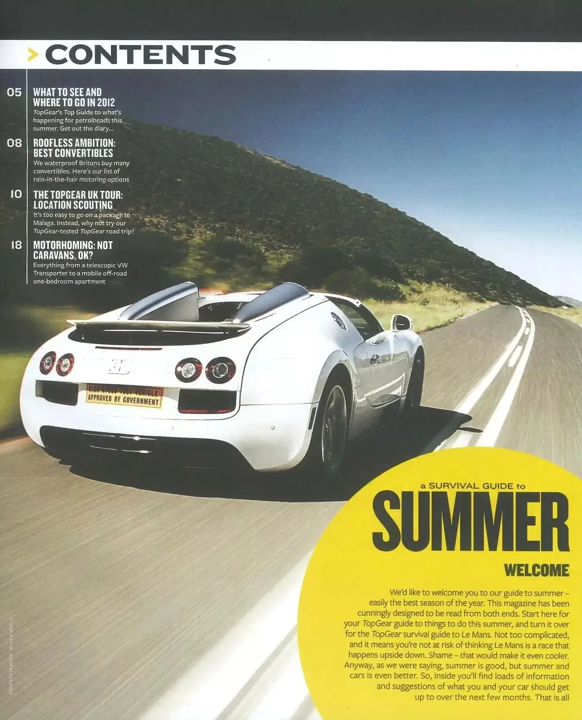 BBC Top Gear Magazine Supplement: Survival Guide to Summer 2012, Convertibles - image 2 | Free standard UK delivery included | Discount Quality Products