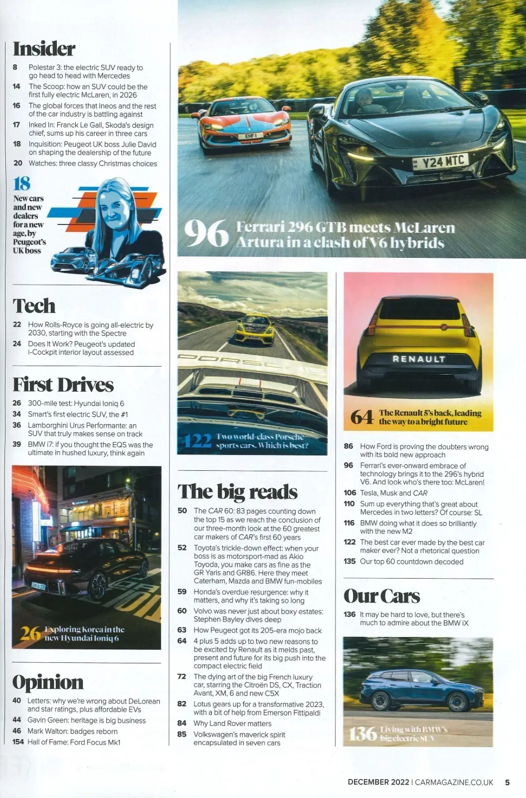 Car Magazine 60th Anniversary Special, Rolls-Royce, McLaren, Ford, December 2022 - image 3 | Free standard UK delivery included | Discount Quality Products