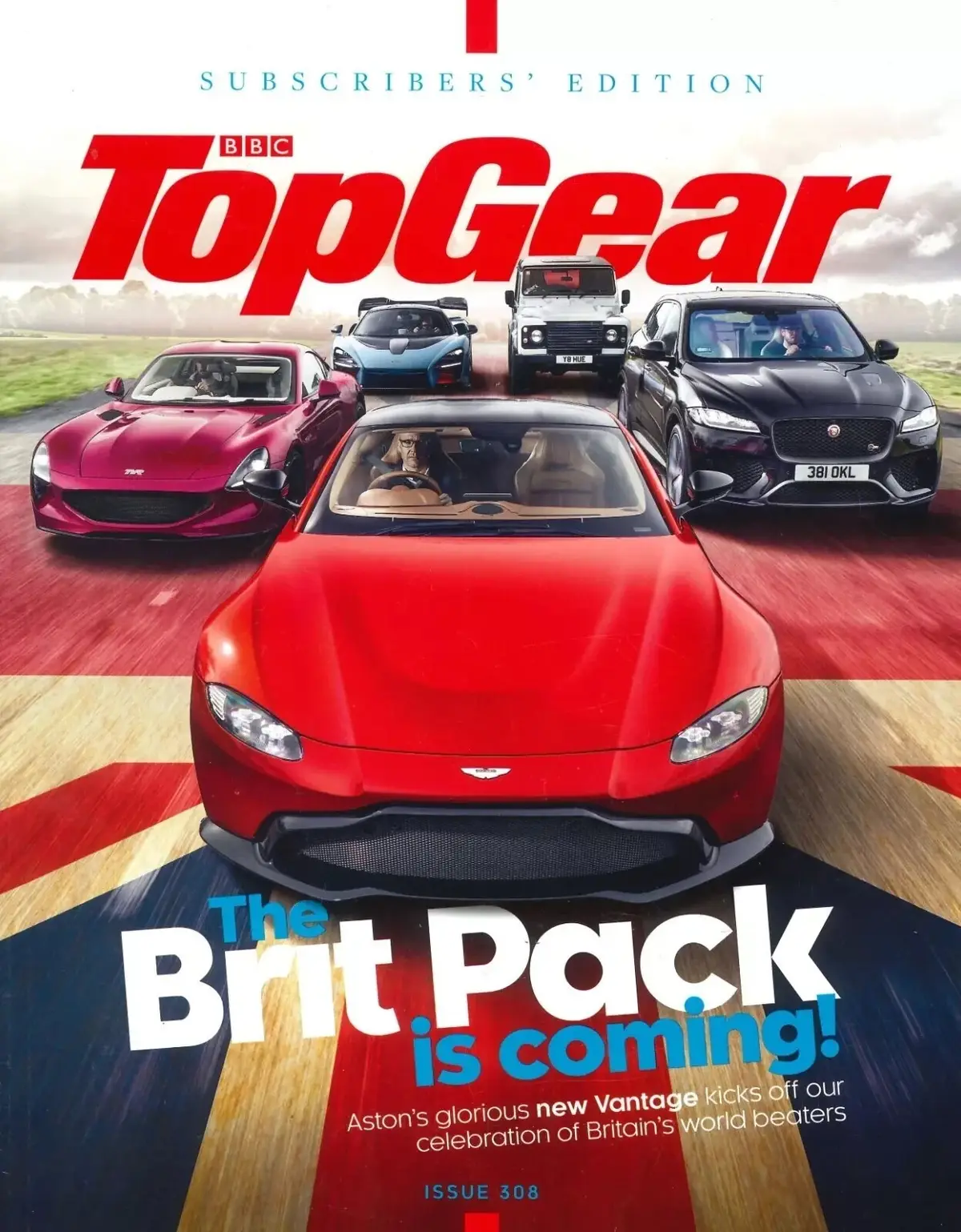 BBC Top Gear Magazine: Issue #308, Aston Vantage, McLaren Senna, May 2018