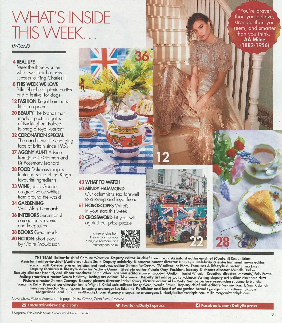 Sunday Express Magazine, King Charles III Coronation, Billie Shepherd, 7.5.23 - image 2 | Free standard UK delivery included | Discount Quality Products