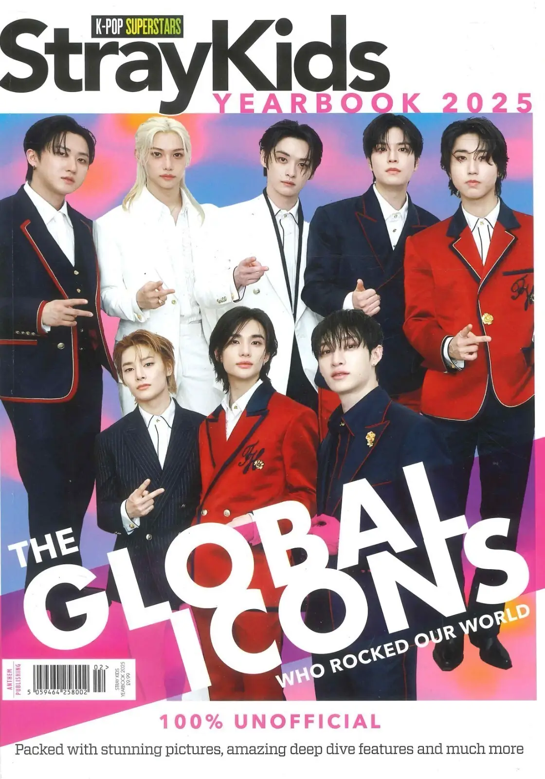 Stray Kids Magazine: Global Icons, K-Pop Superstars, Music, Annual Yearbook 2025