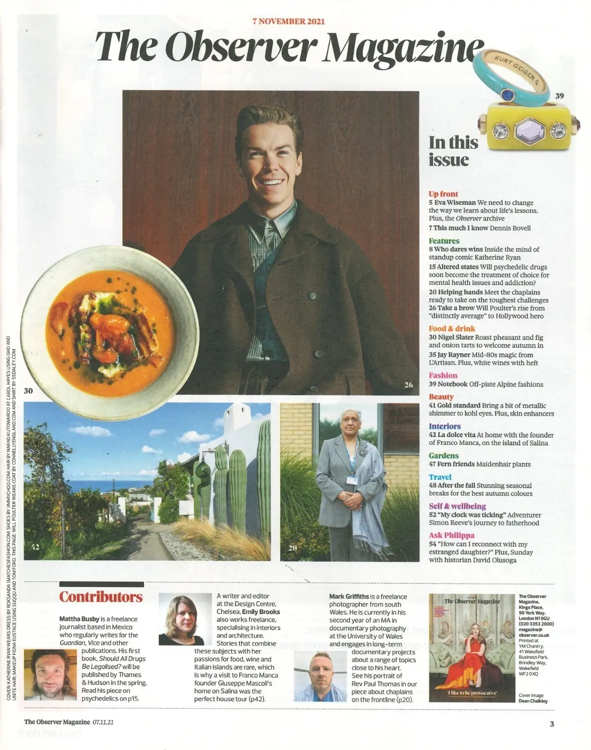 Observer Magazine: Katherine Ryan, Dennis Bovell, David Olusoga, 7.11.21 - image 2 | Free standard UK delivery included | Discount Quality Products