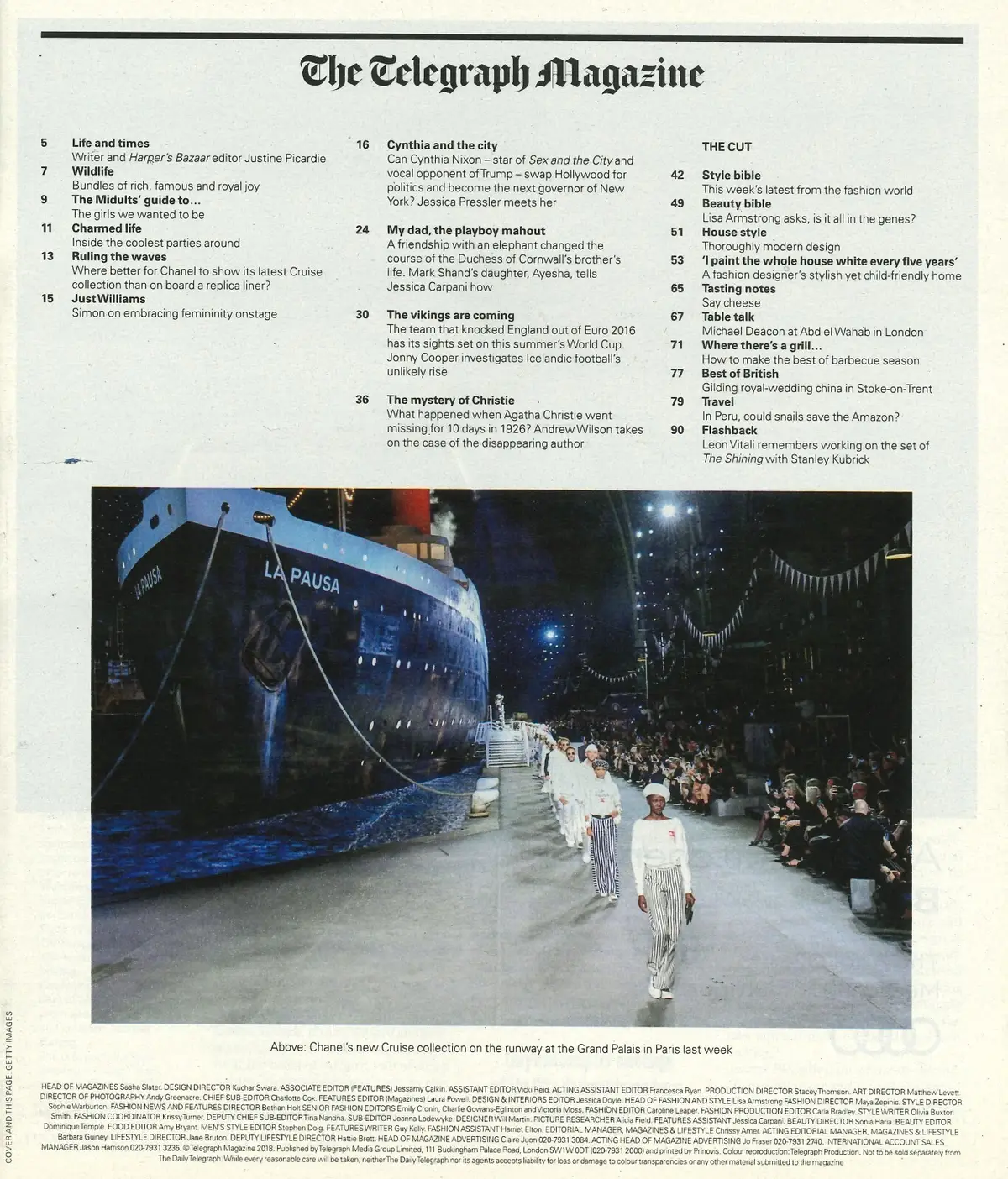 Telegraph Magazine, Cynthia Nixon, Queen Camilla's Brother Mark Shand, 12.5.18 - image 2 | Free standard UK delivery included | Discount Quality Products
