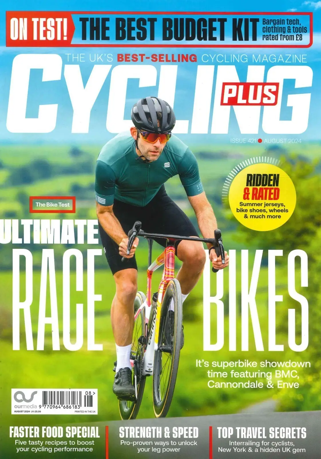 Cycling Plus Magazine #421: Free Paris 2024 Preview, Bikes, Racing, Aug 2024 - image 2 | Free standard UK delivery included | Discount Quality Products