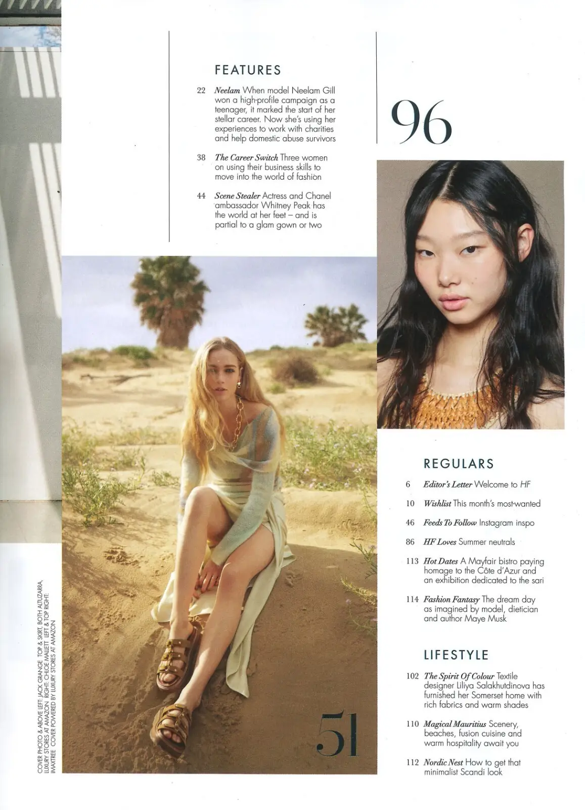 HELLO! Fashion Magazine, Whitney Peak, Neelam Gill, Grace Gaustad, June 2023 - image 3 | Free standard UK delivery included | Discount Quality Products