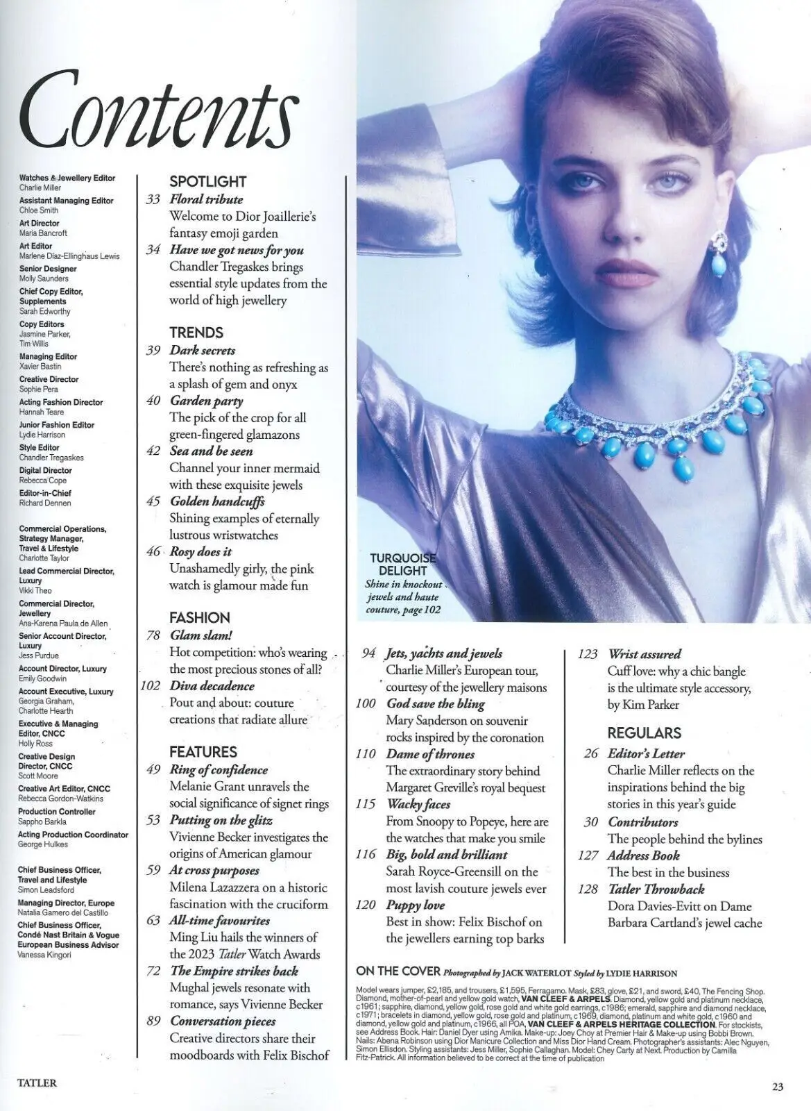 TATLER Magazine: Watches & Jewellery Guide, King Charles III Crown Jewels, 2023 - image 2 | Free standard UK delivery included | Discount Quality Products
