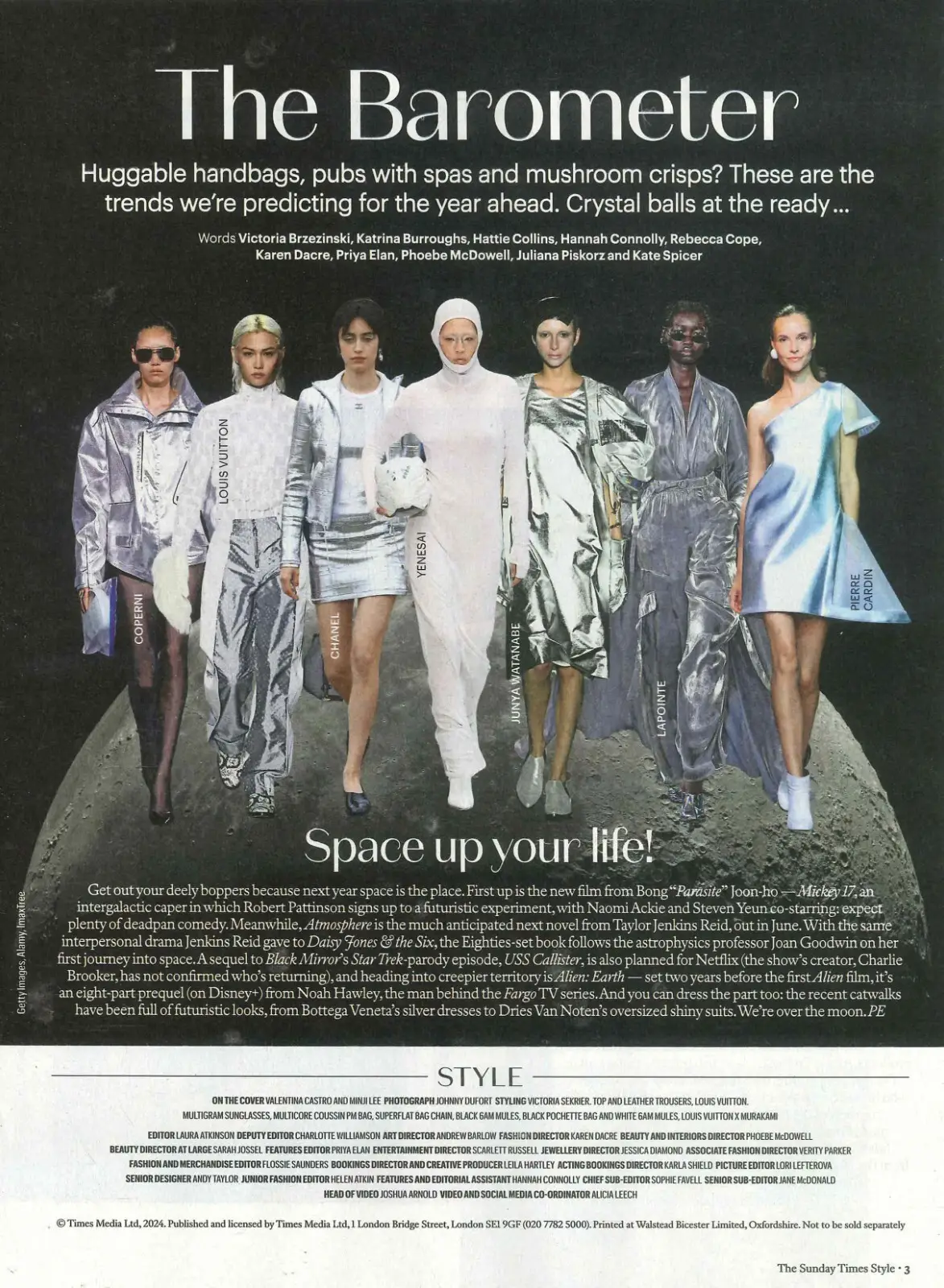 Sunday Times STYLE Magazine: John Glacier, Charlotte Tilbury, Fashion, 29.12.24 - image 2 | Free standard UK delivery included | Discount Quality Products
