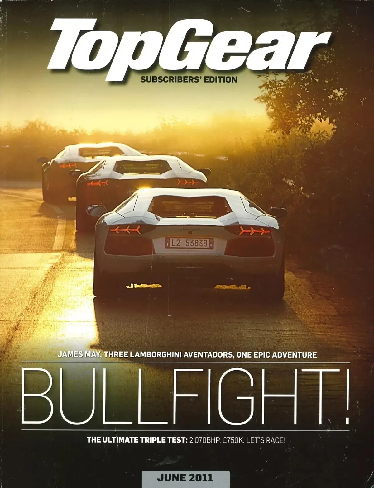 BBC Top Gear Magazine: Issue #218, Lambo Aventador, Lotus Type 125, June 2011