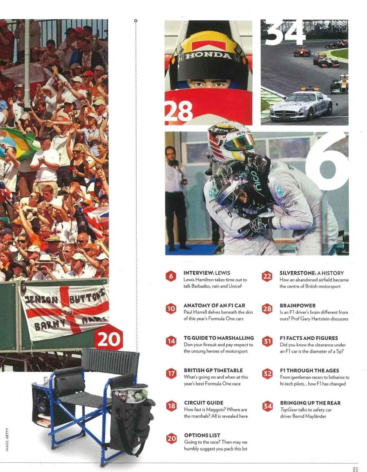 BBC Top Gear Magazine Supplement: Racing, British GP Guide, Lewis Hamilton, Cars - image 2 | Free standard UK delivery included | Discount Quality Products