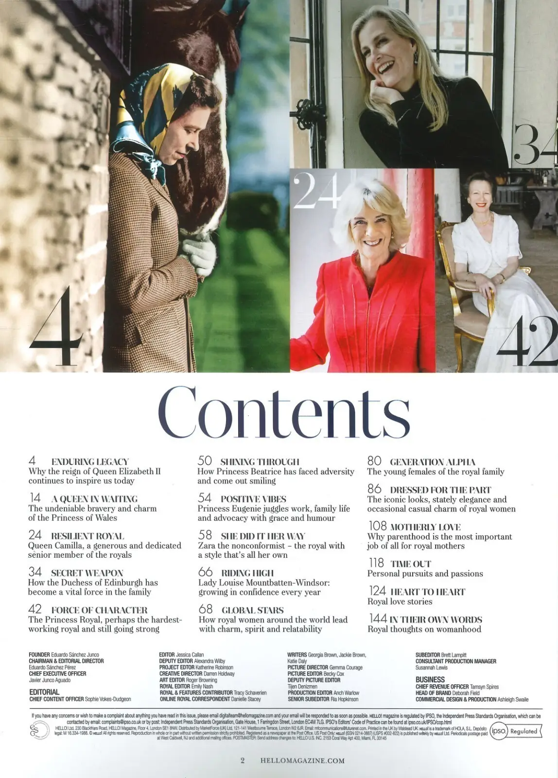 HELLO! Magazine Royal Women, Princess Kate, Queen Camilla, Elizabeth, Z. Tindall - image 2 | Free standard UK delivery included | Discount Quality Products
